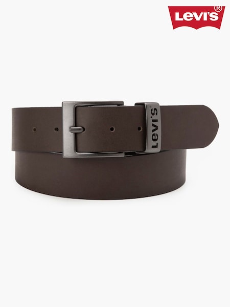 Levi's® Metal Brown Ashland Metal Logo Belt (631155) | €50