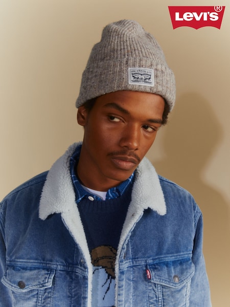 Levi's® Ecru Backpatch Wool Beanie (631267) | €20