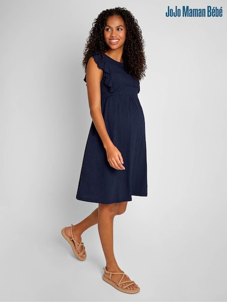 JoJo Maman Bébé Jersey Broderie Anglaise Maternity Dress (631502) | 56 €