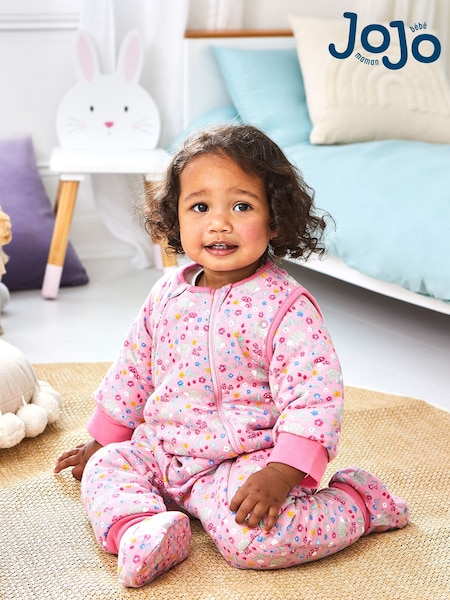 JoJo Maman Bébé Pink Hedgehog 2.5 Tog Sleep Snuggler (632121) | 195 QAR
