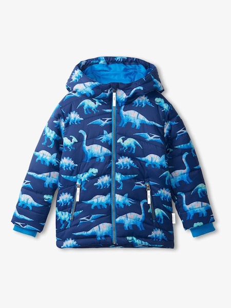 Hatley Blue Dinosaur Puffer Coat (632678) | €54
