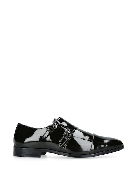 KG Kurt Geiger Black Cruz Patent Monk Shoes (632974) | € 104