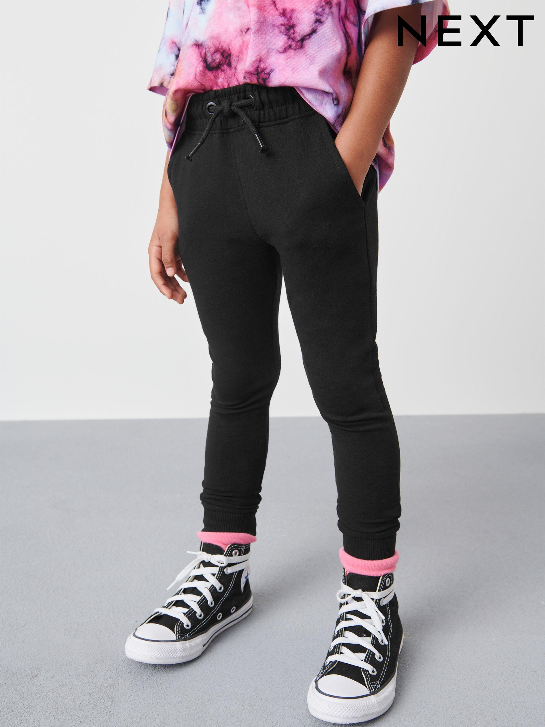 Girls Joggers Black Cuffed Sportswear Next Luxembourg