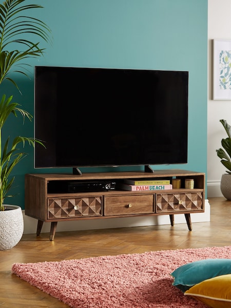 Dark Lloyd Mango Wood Up to 55 inch TV Unit (633946) | €675