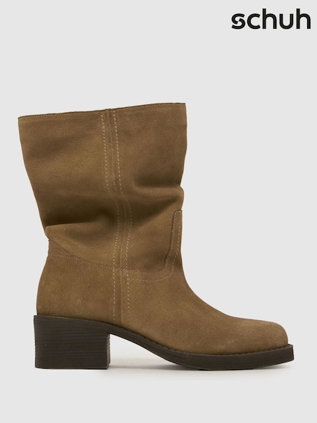 Natural - Botas de cuero Schuh Dakota Slouch