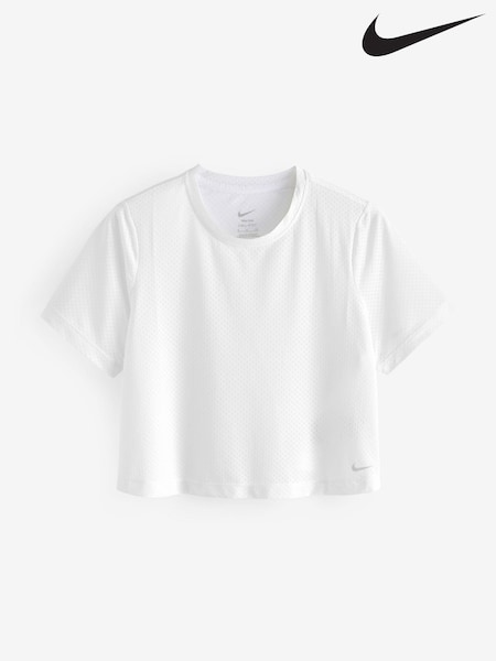 Nike White One Classic Breathable Dri-FIT Short-Sleeve Top (634425) | €21.50