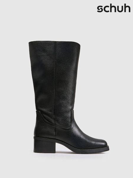 Black - Schuh Denmark Pull On Knee Boots