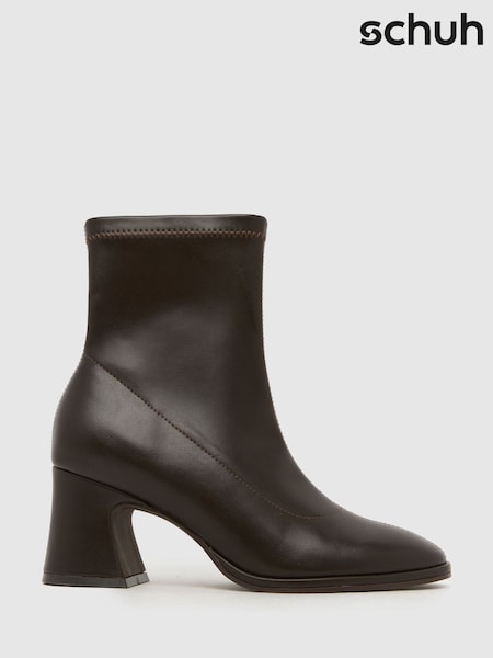 Brown - Schuh Brenna Sock Boots