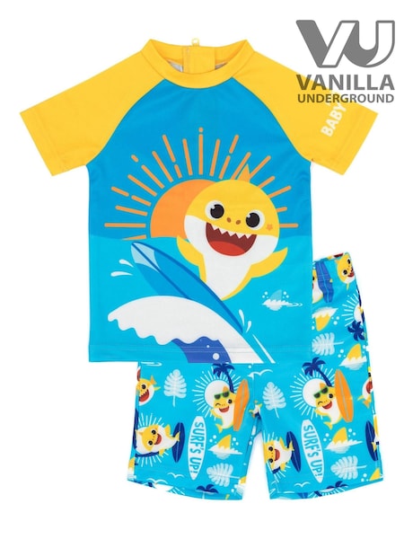 Vanilla Underground Blue Baby Shark 2 Piece Swim Set (634990) | ₪126