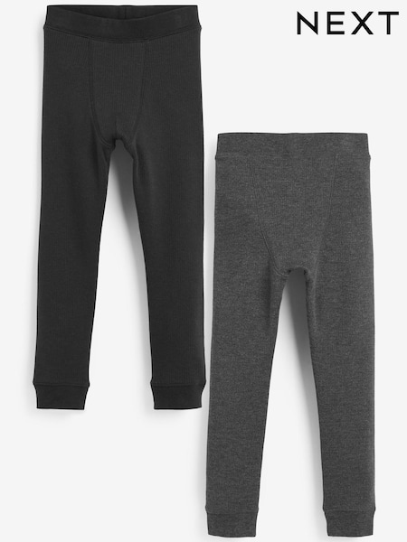 Schwarz/Grau - Thermal Leggings 2 Pack (2-16yrs) (635038) | 14 € - 21 €