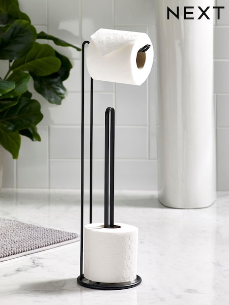 Black Wire Toilet Roll Holder (635160) | €13