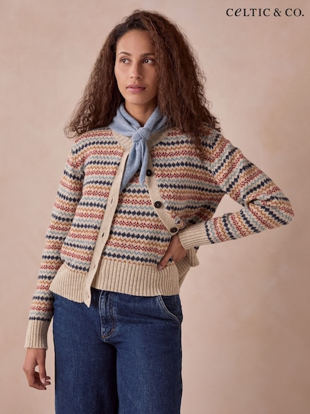 Dabisks tonis - Celtic & Co. Fair Isle pogājama kardigāna