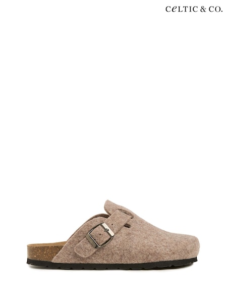 Braun - Celtic & Co. Felt Clogs