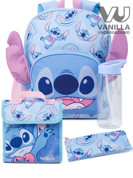 Vanilla Underground Disney Unisex Kids Lilo And Stitch 4 Piece Backpack Set (635526) | R$ 400