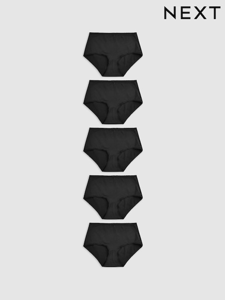 Black Midi Microfibre Knickers 5 Pack (635557) | €22.50