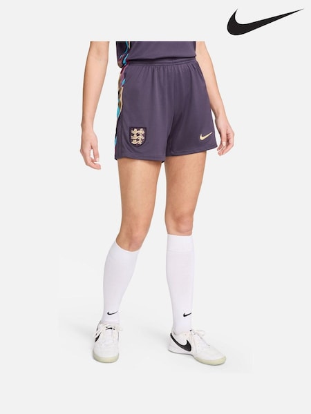 Nike Purple England Stadium Away Football Shorts (636043) | €27
