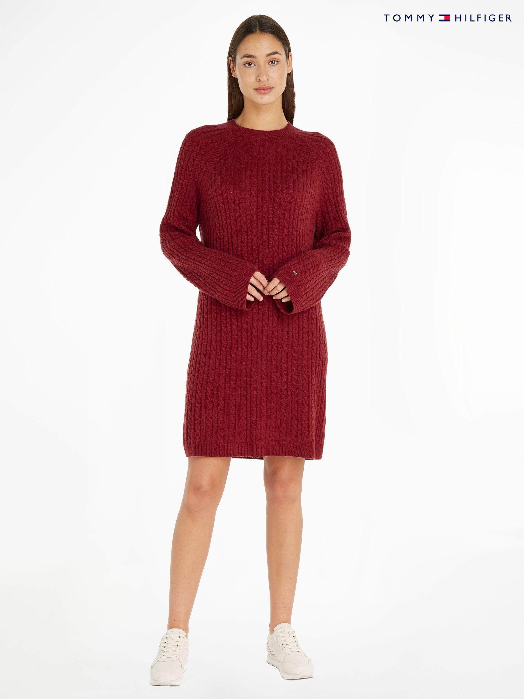 Tommy hilfiger red dress cheap