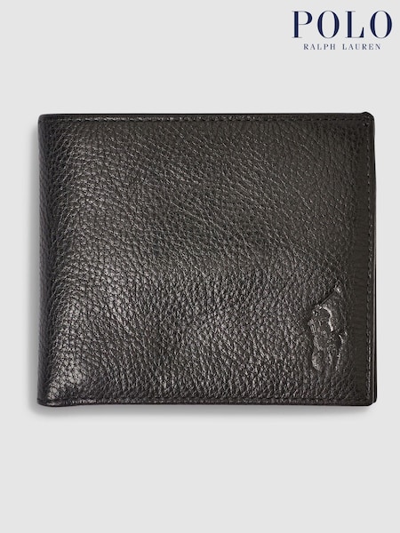 Polo Ralph Lauren Pebbled Leather Billfold Coin Wallet (637108) | 475 zł