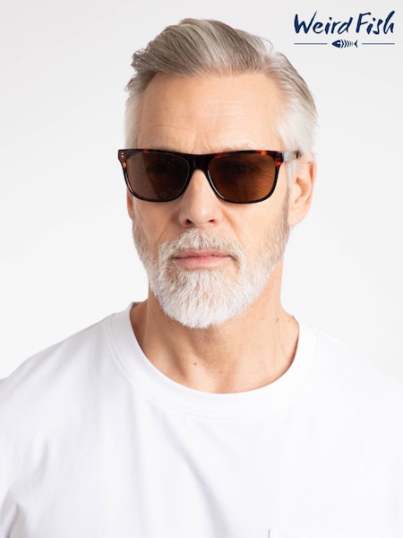Brown - Weird Fish Charlton Sunglasses