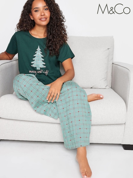 M&Co Wide Leg Pyjamas Set (637187) | 85 LEI
