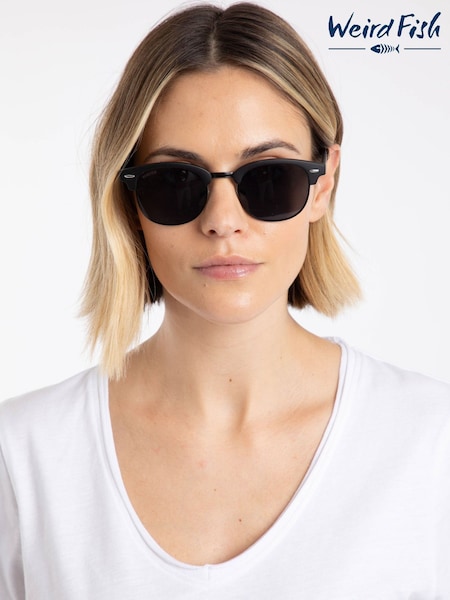 Negro - Gafas de sol Johnson estilo Clubmaster de Weird Fish