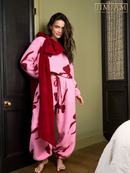 Pink - Jim Jam The Label Borg Bow Lounge Set