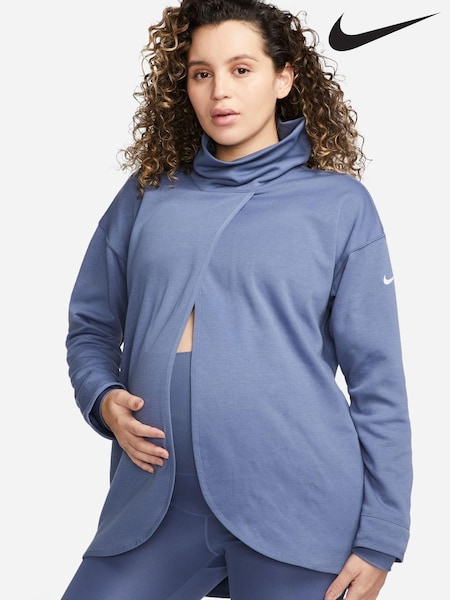 Nike Blue Maternity Reversible Pullover Top (639429) | €42