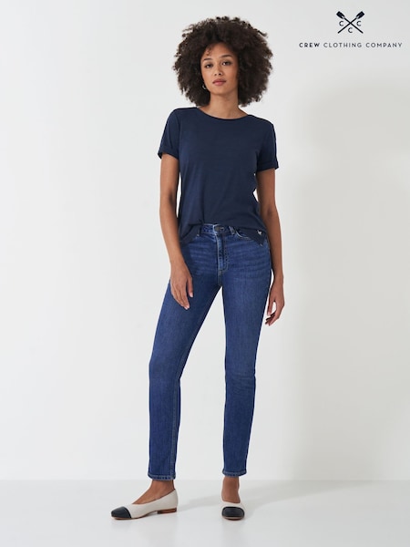 Crew Clothing Navy Blue Straight Jeans (639887) | €78