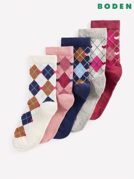 وردي - Boden Socks 5-pack