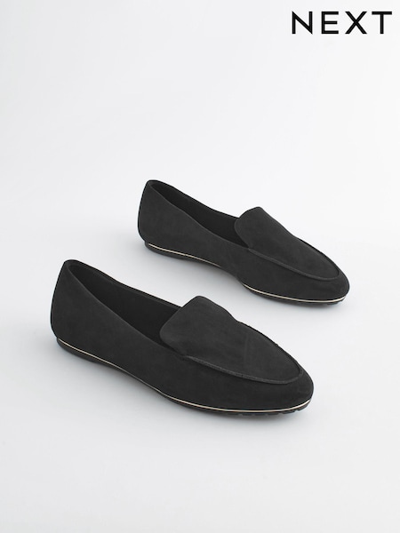 Black Forever Comfort Cleated Metallic Rand Shoes (640020) | €12