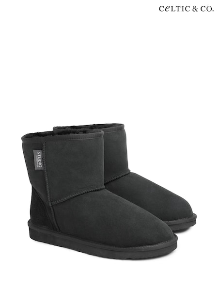 Қара - Regular Celtic & Co. Studio Slipper Boots