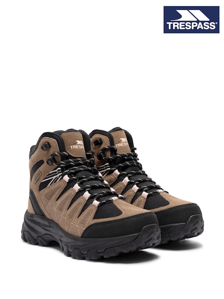 Brown - Trespass Amelie Walking Boots