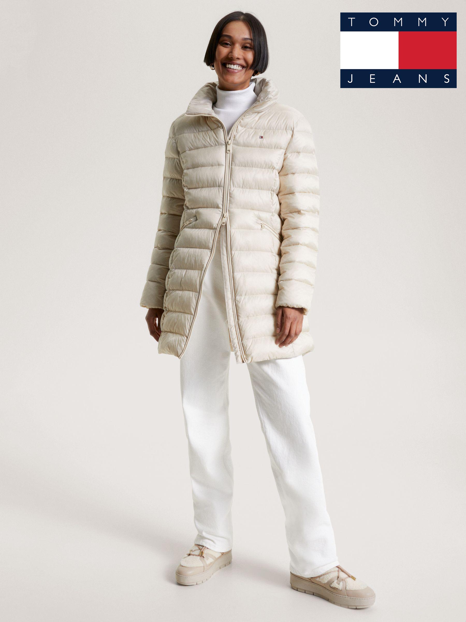 Tommy hilfiger cream coat on sale