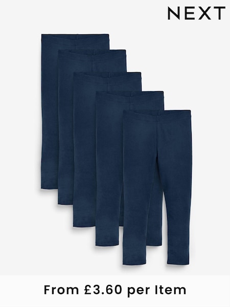 Azul marino - Leggings 5 Pack (3-16yrs) (641024) | 25 € - 37 €
