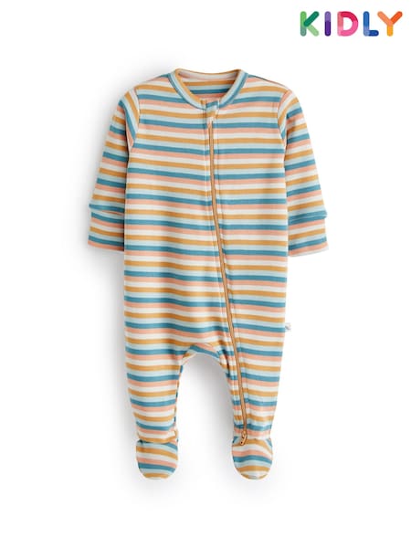 KIDLY Organic Zip 100% Cotton Sleepsuit (642357) | €14