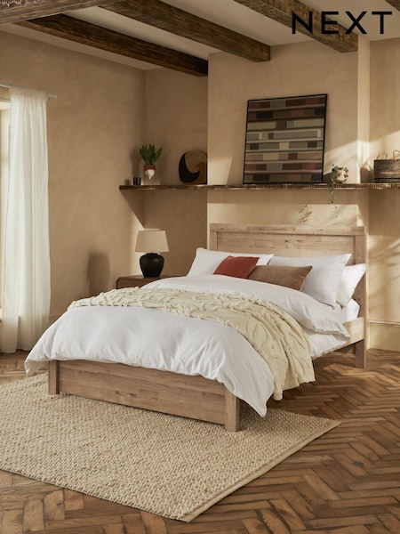 Light Oak Bronx Wooden Bed Frame (642771) | €365 - €455