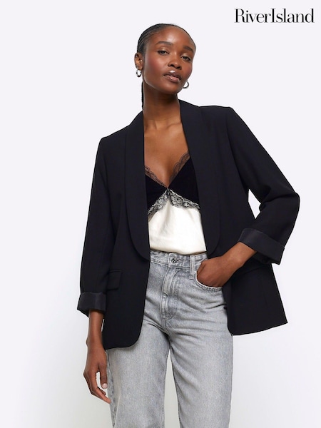 River Island Black Tailored Blazer (643070) | € 47