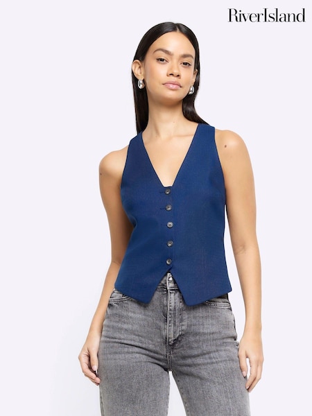 River Island Button Front Waistcoat (643414) | €60