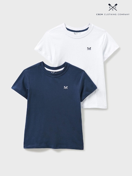 Crew Clothing 100% Cotton 2 Pack T-shirts (644738) | ‏101‏₪