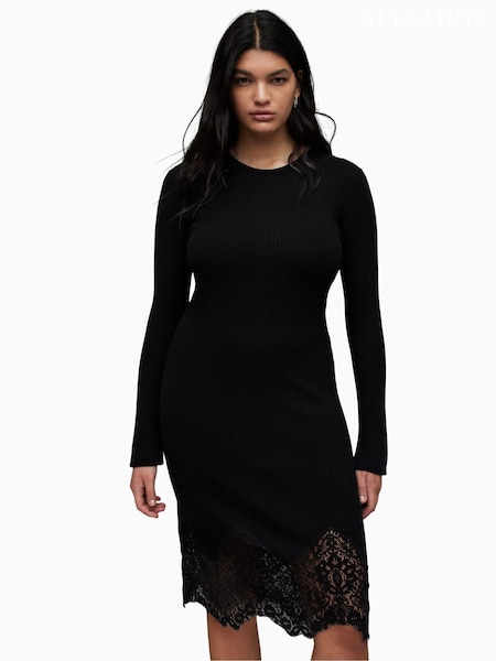 AllSaints Black Milly Dress (644879) | €152
