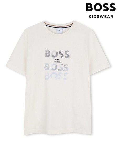 Cream - Boss Short-sleeved Jersey T-shirt