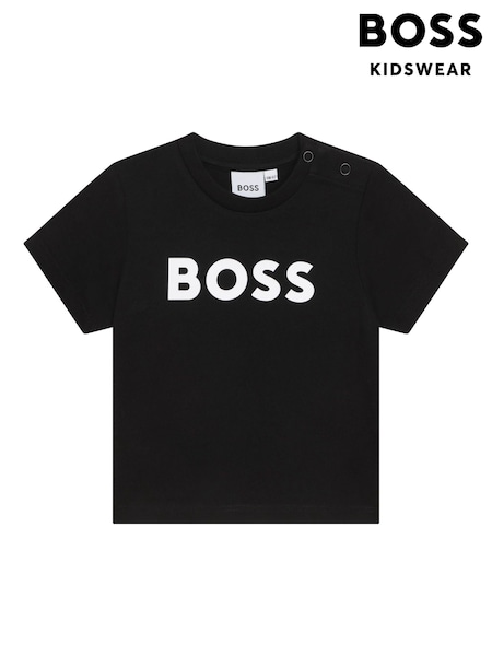 Black - Boss Cotton Short Sleeve T-shirt