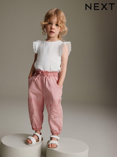 Pink Cargo Trousers (3mths-7yrs) (645049) | €7.50 - €8.50