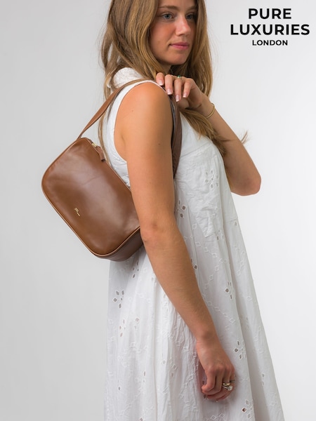 Pure Luxuries London Alicia Nappa Leather Grab Bag (645159) | €62