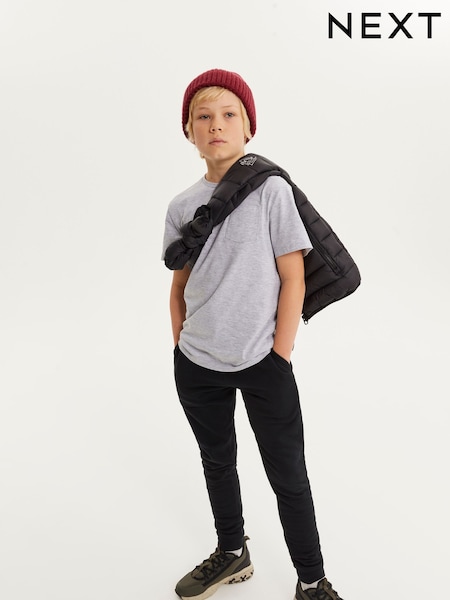 Black Skinny Fit Basic Joggers (3-16yrs) (645431) | AED36 - AED61