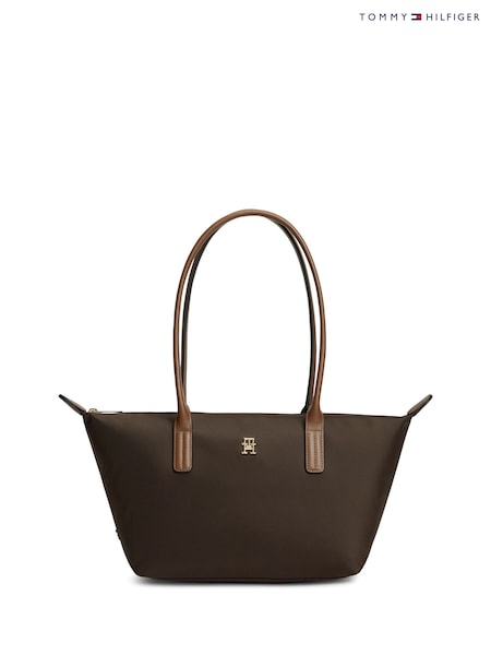 Brown - Tommy Hilfiger Popette Elongated Tote Bag