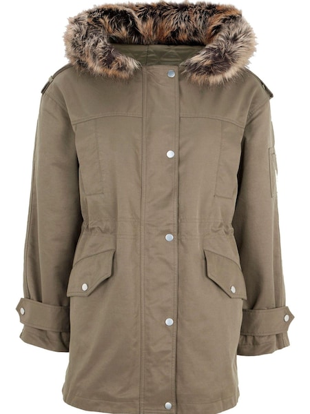 Mint Velvet Grey Cotton Parka (645764) | €79