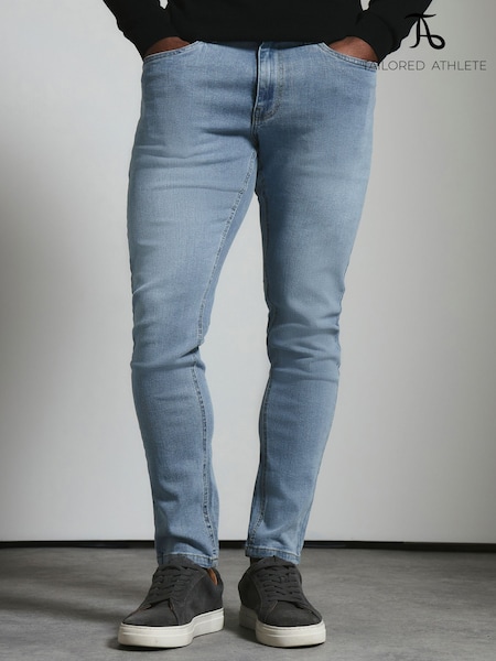 Azul - Regular Tailored Athlete Muscle Fit Stretch Jeans
