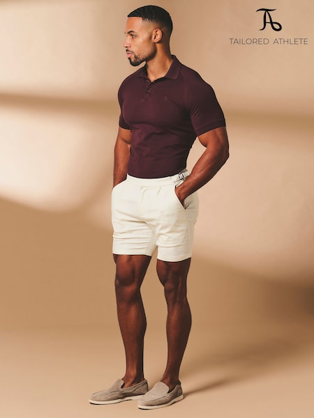 أحمر - Regular Tailored Athlete Muscle Fit Signature Polo Shirt