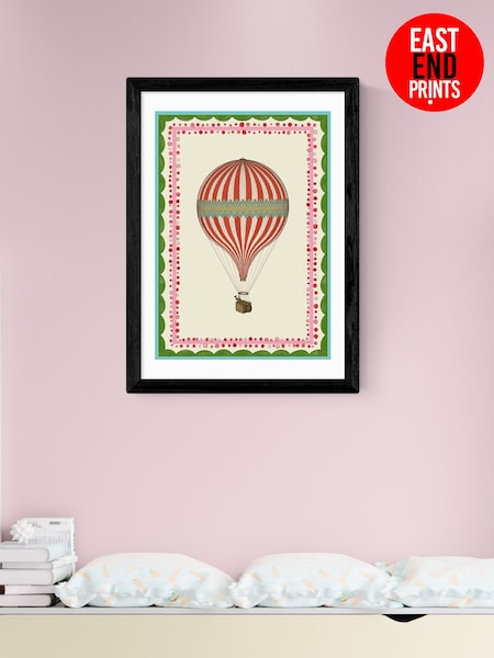 East End Prints Carnival Hot Air Balloon Wall Art Print By Carrie Neely